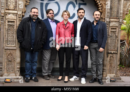 Roma 22 Marzo 2018 Il Sactuary - Photocall presentazione film io c'e'- Il cast Credito: Giuseppe Andidero/Alamy Live News Foto Stock