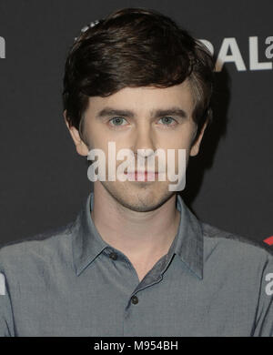 Hollywood, California, Stati Uniti 22 marzo 2018. 22 marzo 2018 - Hollywood, California - Freddie Highmore. 2018 PaleyFest Los Angeles - ABC 'The Good Doctor' tenutosi al Dolby Theatre. Credito fotografico: PMA/Admedia Foto Stock