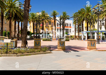Plaza de la Laguna, Ayamonte, Spagna Foto Stock