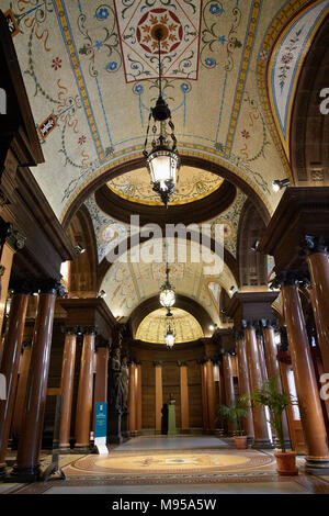 Glasgow City Chambers scalinata di marmo ingresso Foto Stock