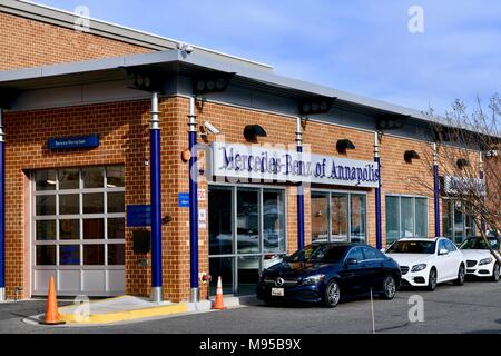 Mercedes-Benz di Annapolis, STATI UNITI D'AMERICA Foto Stock