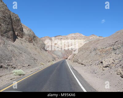 Artisti di strada di unità a Death Valley NP. California-Nevada, STATI UNITI D'AMERICA. Foto Stock