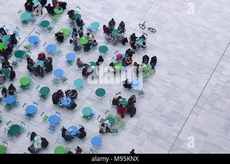 Athens, Grecia - 17 Aprile 2017: Stavros Niarchos Foundation Foto Stock