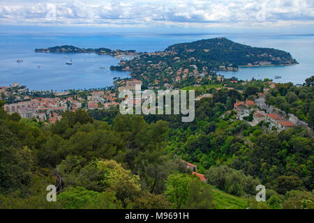 La penisola di Capo Ferrat, il sud della Francia, Var, Costa Azzurra, Francia, Europa Foto Stock