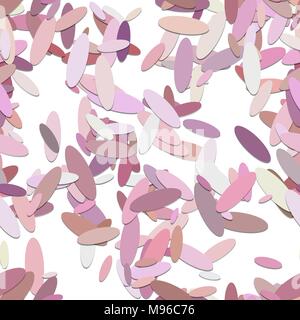 Seamless abstract casuale disegno ellisse sullo sfondo - illustrazione vettoriale da rosa tonica ovali Illustrazione Vettoriale