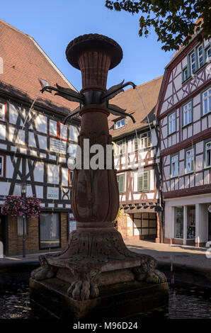 Bensheim, Bergstrasse, Odenwald, Assia, Deutschland Foto Stock