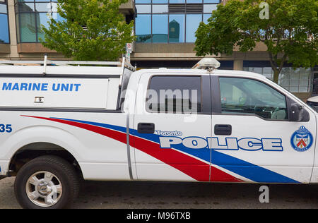 Toronto Marine veicolo polizia, Toronto, Ontario, Canada. Specializzata di emergenza unità di risposta Foto Stock