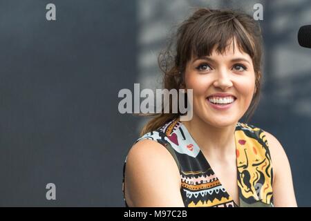 Sao Paulo, Brasile. 23 Mar, 2018. Oh meraviglia compie durante il primo giorno di Lollapalooza Brasile 2018 a Autódromo de Interlagos, il 23 marzo 2018 a São Paulo, Brasile. (Foto di Adriana Spaca) Credito: Adriana Spaca/Alamy Live News Foto Stock