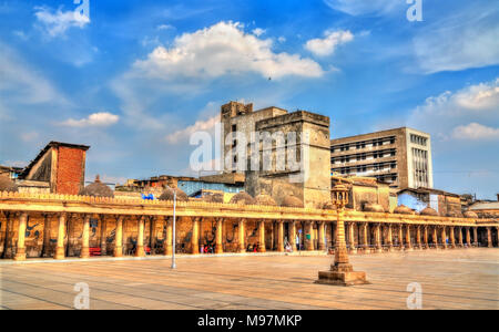 La moschea Jama, la più splendida moschea di Ahmedabad - Gujarat, stato dell India Foto Stock