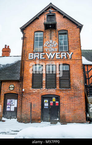 Il Three Tuns Brewery possibile la più antica fabbrica di birra nel mondo. Foto Stock