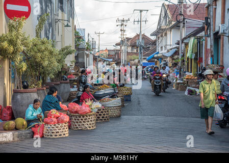 Vita quotidiana a Bali Indonesia Foto Stock