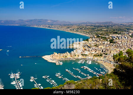 Castellammare del Golfo, Provinz Trapani, Sizilien, Italien Foto Stock