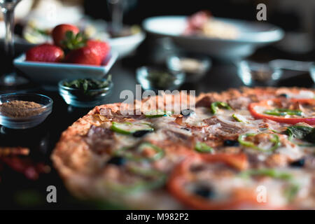Cucina italiana, pizza Foto Stock