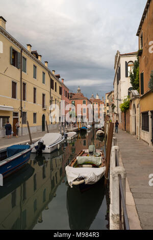 Gli altri lati di venezia, accanto i percorsi turistici Foto Stock