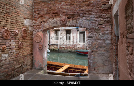 Gli altri lati di venezia, accanto i percorsi turistici Foto Stock