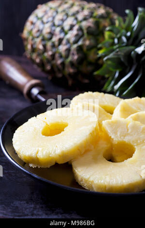 Fette di ananas Foto Stock