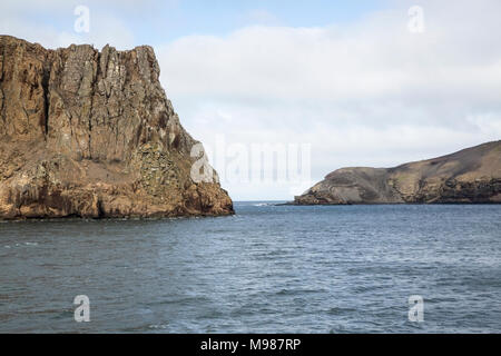 Vista Isola Deception in sud le isole Shetland, Antartide mostra Nettuno il soffietto Foto Stock