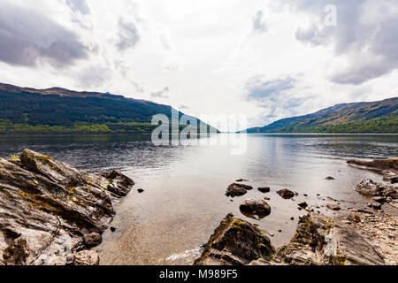 Schottland, Nationalpark Loch Lomond e il Trossachs, Loch Lomond, vedere Foto Stock