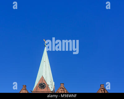 Rappresentazione astratta della chiesa San Martini a Bremen, Germania Foto Stock