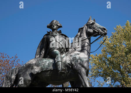 Anthony Wayne statua vicino fino a Valley Forge National Historical Park da Henry K. Bush-Brown Foto Stock