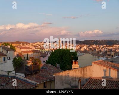 Vista sui tetti su Aix-en-Provence Foto Stock