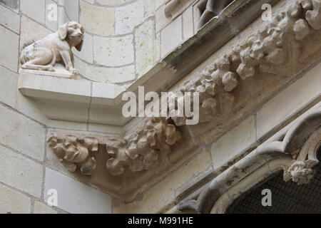 Il castello di Saumur (Francia). Foto Stock