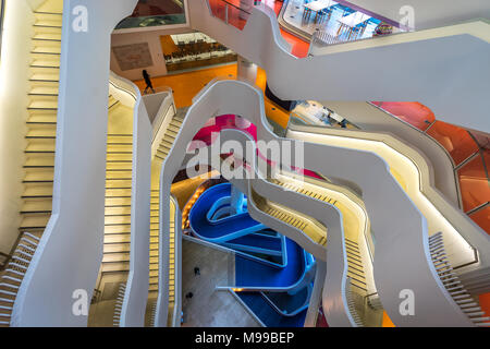 Melbourne, Australia - Interno dell'edificio Medibank nei Docklands Foto Stock