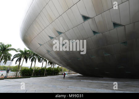 Contemporanea architettura Cinese a Shenzhen PTOM del porto. Foto Stock