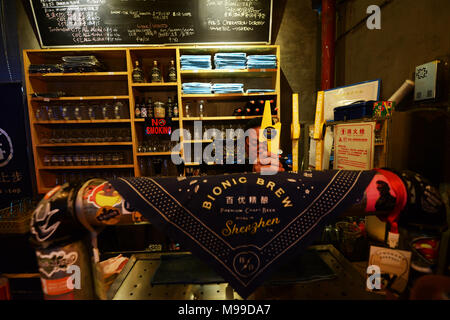 Il Bionic Brew pub di Shenzhen. Foto Stock