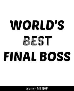 Migliori del mondo il boss finale Foto Stock