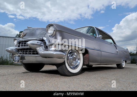 1955 Cadillac Coupe de Ville serie 62 American classic auto di lusso Foto Stock