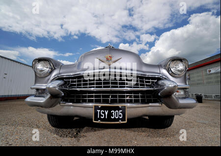 1955 Cadillac Coupe de Ville serie 62 American classic auto di lusso Foto Stock