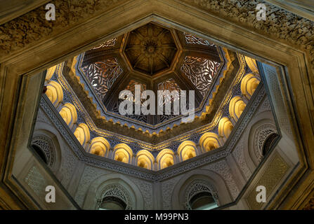 Sintra. Portogallo - Giugno 26, 2016: Monserrate Palace interno Foto Stock