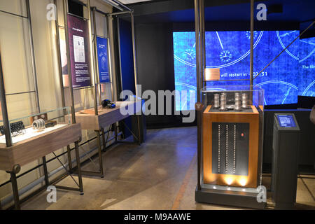 Milton Keynes, Regno Unito. 23 marzo, 2018. Le bombe svolta mostra a Bletchley Park - apertura 24 Marzo 2018 Credit: Susie Kearley/Alamy Live News Foto Stock