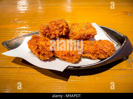 Kaki furai, fritte ostriche, Giappone Foto Stock