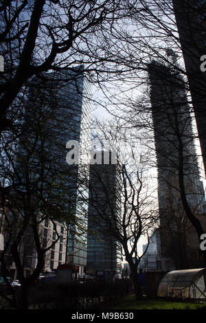 City Road torri lexicon canaletto carrara 250 london Foto Stock