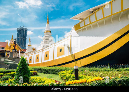 Wat Yan Nawa tempio a Bangkok, in Thailandia Foto Stock