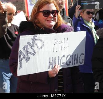 New York, NY, STATI UNITI D'AMERICA. 24 Mar, 2018. Marzo per la nostra vita di New York il 24 marzo 2018. Credito: Rainmaker foto/media/punzone Alamy Live News Foto Stock