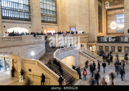 Attività in Grand Central Terminal, NYC, STATI UNITI D'AMERICA Foto Stock