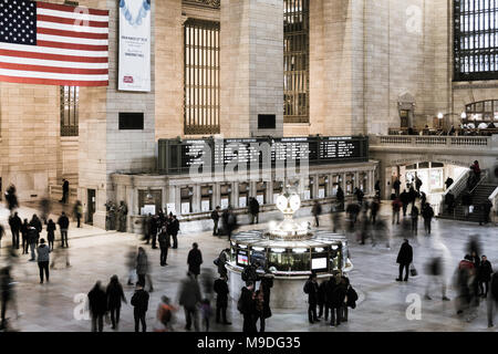 Attività in Grand Central Terminal, NYC, STATI UNITI D'AMERICA Foto Stock