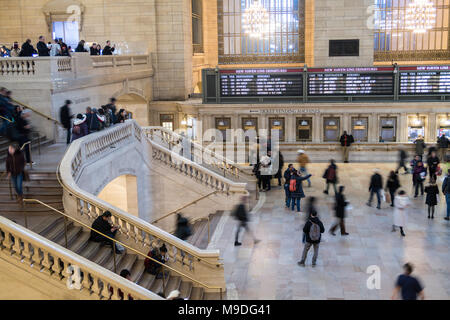 Attività in Grand Central Terminal, NYC, STATI UNITI D'AMERICA Foto Stock