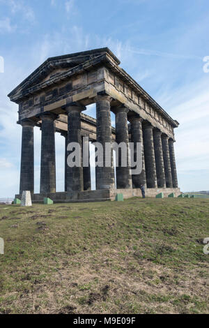 Monumento Penshaw, città di Sunderland, Regno Unito Foto Stock