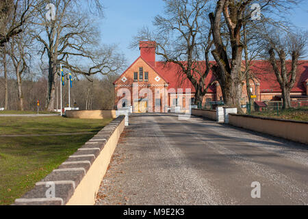 Il castello di Taxinge, Nykvarn (Svezia) Foto Stock