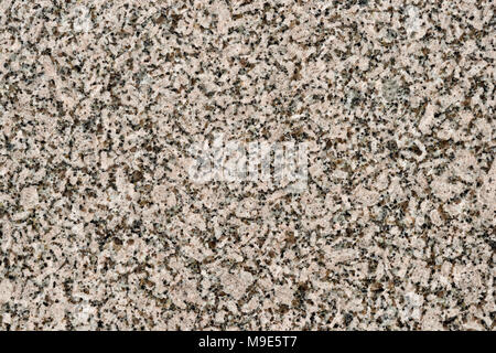 Lucida liscia piastra decorativa realizzata in colore beige pietra di granito Foto Stock