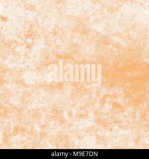 Orange acquarello pastello a cera illustrazione vettoriale Illustrazione Vettoriale