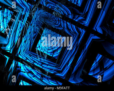 Abstract background frattale - generati digitalmente immagine Foto Stock