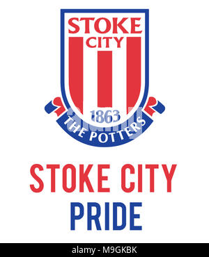 Stoke City orgoglio Foto Stock