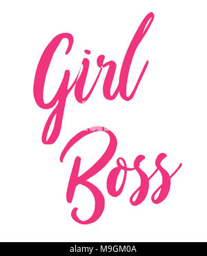 Ragazza Boss Foto Stock