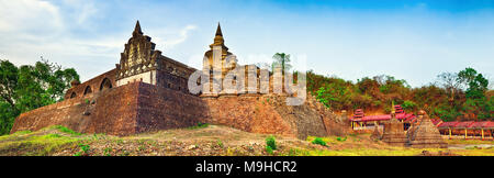 Tempio buddista Shai-thaung in Mrauk U. Myanmar. Alta risoluzione Foto Stock