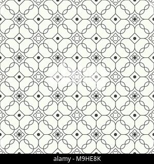 Geometrica pattern senza giunture. Semplice ripetizione texture simmetrica. Moderno design alla moda Illustrazione Vettoriale